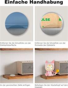 50-Pack Mellbree Self-Adhesive Metal Plates For Tonie, Strong Magnetic Force For Secure Hold, For Kids Room Decoration And Tonie Figure Storage (20 Mm Diameter, 0.4 Mm)