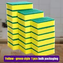 12 件厨房擦洗垫、海绵擦洗器、清洁刷套装，适用于肥皂、餐具、平底锅、毛巾、架子、水槽、洗碗机 - 彩色 - 查看 16