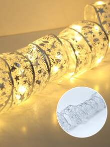 Decoraciones de árbol de Navidad 2025, Luces de cinta para árbol de Navidad de 1-10M, alimentadas por batería (excluyendo la batería) para fiesta de Navidad 2026, decoraciones de árbol de Navidad, Decoración navideña feliz para el hogar 2026, Regalos de Año Nuevo 2026, Luces para árbol de Navidad, boda, cumpleaños, fiesta, hogar, vacaciones, picnic, granja y otras ocasiones festivas