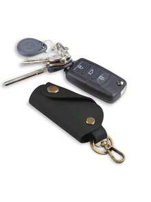 Leather Wrap Keychain, Key Holder Pouch Keychain, Car Key Holder, Key Holder Organizer, Key Holder With Keyring - Multicolor - View 1