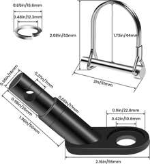 Coicer Bicycle Trailer Coupling Trailer Coupling Adapter Dog Trailer For Bicycle With Pin Child Trailer Dog Bicycle Trailer Dogs