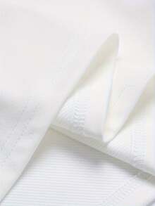 Men's Round Neck T-Shirt |   Casual Short-Sleeve Summer Wear For Gym And Beach, Breathable, Suitable For Training And Running, Suitable For All Seasons, Machine Washable, Essential Neutral Colors, Geometric Pattern, Slightly Stretchy Fabric - trắng - Xem 5