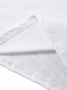 Leopard And Letter Graphic Tee Graphic Cheetah Print Tees Women Tops - Blanco - Ver 3