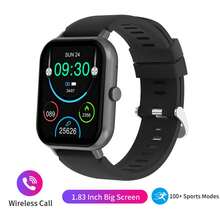 Smart Watch For Boy Girl 1.83inch HD Touch Screen Sleep Monitor/100+ Sports Mode/Smart Voice Assistant/Wirelss Call/Fitness Waterproof Smart Bracelet For Android Ios