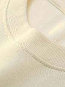 GRDR Men's Fashionable Printed Loose Short Sleeve T-Shirt | Exquisite Design | Summer Essential | Easy To Match, Showcasing Your Style - Apricot - View 5