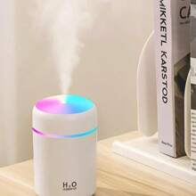 Humidificateur mini coloré de 300 ml alimenté par USB, pour la maison, le bureau, la voiture - options de couleurs variées, humidification quotidienne, prévient la sécheresse