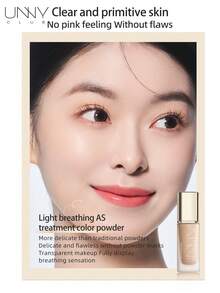 unny club 30g Long-Lasting Full Coverage Foundation, Suitable For Oily And Combination Skin, 24-Hour Color Lock, Natural Makeup Effect, Oil Control And Waterproof, Sweat-Resistant, Smudge-Proof, Sweat-Proof, Waterproof, Natural Shade