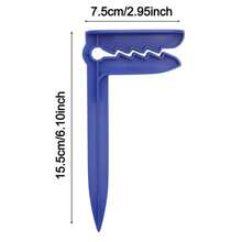 4 unids/set Clip para toalla de playa, Clip para esterilla de Camping, pinzas decorativas para la ropa, soporte para sábanas, abrazadera para toalla, pinzas para ropa, pinzas para tienda - Blanco - Ver 6