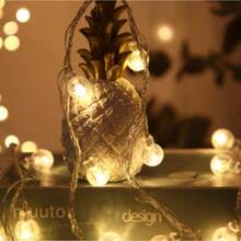 1条装，可选1.5米/10颗LED灯、3米/20颗LED灯、6米/40颗LED灯、10米/80颗LED灯串，适用于卧室、帐篷、婚礼派对、圣诞节、阳台、情人节装饰。