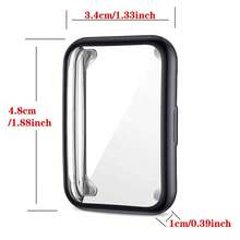 1pc Plated Cover Compatible With Hua Wei Watch Fit 2 Case Smartwatch Accessories TPU Bumper All-Around Screen Protector Compatible With Hua Wei Fit2 Watch Case