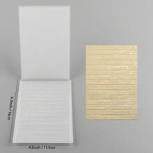 1 pieza Carpeta de repujado 3D con tema de invierno Rejilla Línea irregular Árbol Hojas Flor para agregar textura y dimensión a proyectos de manualidades, scrapbooking y tarjetas - Blanco - Ver 30