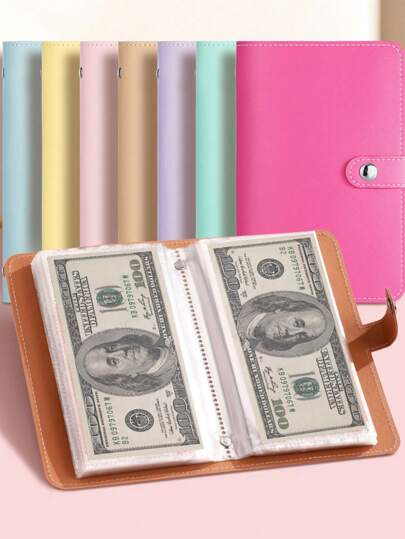 100 个预算和储蓄挑战活页夹信封套装 - 经济实惠、多功能、便携且井然有序的储物袋，非常适合返校学生或储蓄目标。适用于学校用品、返校