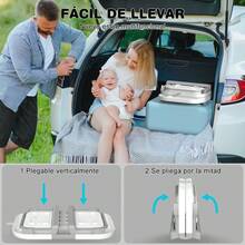 Bañera Plegable para Bebe con Demuestre Temperatura, Tina de Baño para Bebe con Cojin para Bañar, Bañera para Bebe para Baño en Casa, Bañera Multiusos para Bañarse,Lavar La Ropa