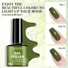 LIMEGIRL 圣诞凝胶指甲油套装，可卸UV/LED凝胶美甲套装，含指甲强化剂，圣诞礼物，送给女性的美甲礼物 - 彩色 - 查看 3