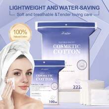 1 Pack Of Disposable Soft Facial Cleansing Cotton 100PCS/Pack 222PCS/Pack