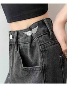 2 对腰部塑形翼扣，配有可拆卸无钉无缝扣，适用于牛仔裤 - 可拆卸腰带缩减器 - 彩色 - 查看 5