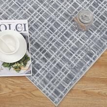 Dragonpad Modern Plaid Area Rug, 2*3ft/2*6ft/3*5ft/4*6ft/5*7ft/6*9ft/8*10ft/9*12ft/10*13ft Washable Rug Indoor Contemporary Non Slip Rug Soft Comfy Non-Shedding Floor Carpet Low Pile Foldable Thin Rug For Living Room Bedroom Home Office Dorm - Dark Gray-5*7FT - View 5