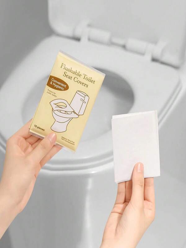 10/30pcs Toilet Seat Covers Paper, Adult Potty Training, Travel Accessories For Public Restrooms, Airplane, Camping