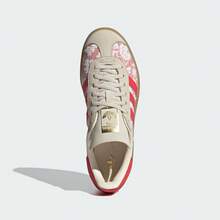 Adidas Originals LIBERTY LONDON GAZELLE BOLD 女士经典厚底运动鞋 JR8885 - 卡其色 - 查看 5