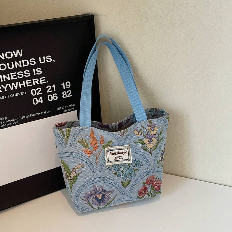 Women Shoulder Bags - 藍色小號[敞口款] - 查看 1