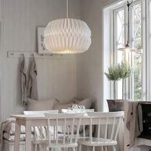 现代简约创意可折叠吊灯灯罩，圆形吊灯罩，客厅、卧室和餐厅的天花板装饰，可折叠吊灯灯罩，适合家居装饰