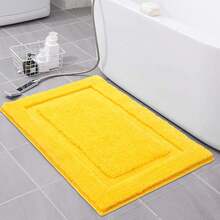 HEBE Super Soft Bathroom Rugs  Long Bath Mats Runner Non Slip Washable Absorbent Bath Rugs Carpets For Bathroom Floor Tub Shower Vanity Sink Home Decor Accessories - Yellow - View 9