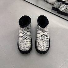 Women Pant Boots - 米色 - 查看 4