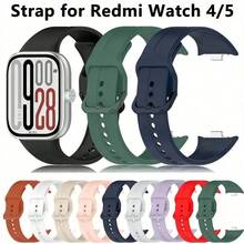 Original Silicone Smart Watch Band, Compatible With Watch 5/4/5 ESIM Version, Also Suitable For Mi Band 8/9 Pro Sports Watch Strap And Accessory Replacement. - Redmi watch 4/5 - View 6