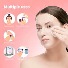 1PC Round Cotton Double-Sided Double-Effect Disposable Skin-Friendly Wet Make-Up Remover Cotton Pads, Available In 80 Pieces, 100 Pieces And 150 Pieces