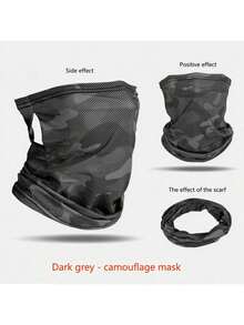 1pc Polyester Camouflage Arm Sleeve, Casual Summer Sun Protection Arm Cover, Breathable Outdoor Fishing UV Protection Arm Sleeve, Camouflage Face Mask Neck Gaiter For Men And Women - Men's Arm Sleeves - View 13