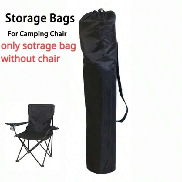 1/2pcs Outdoor Camping Portable Folding Large Capacity Chair Storage Bag Miscellaneous Bag Tent Table Bag Storage Tools(No Chair)