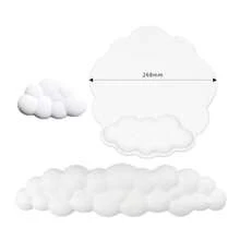 皮革云鼠标垫记忆泡沫腕垫 PU 防滑硅胶键盘支撑腕垫办公室腕托，开学季