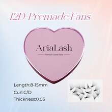 10D/12D/14D/16D/18D/20D 尖头底座 1000 片装 预制浓密睫毛延长 0.05 毫米 厚度 8-15 毫米 长度 - D 卷曲 - 自然柔软 - 手工嫁接假睫毛 适合专业人士使用 - D - 查看 42