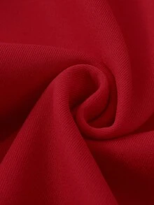 Customized Photo Y2K Style Women's Sweatshirt, Personalized With Photos Of Friends/Family/Couples/Pets/Landscapes, Great For Birthday/Anniversary/Valentine's Day/Christmas Gifts, Red Sweatshirt, Autumn/Winter, Party Season, Thermal Lined Sweatshirt, Music Festival, Party/Family Gathering, Winter Wear, Christmas Red Sweatshirt, Birthday Present - Red - View 7