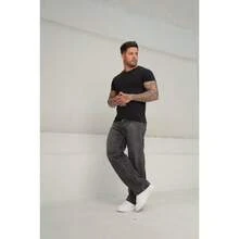 Balao Straight Baggy Jeans, Light And Dark, Skate Style - 鏽棕色 - 查看 3