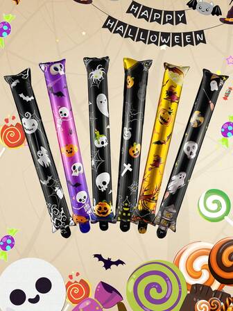 12 个 62 厘米万圣节棒状气球 气球 万圣节派对装饰品