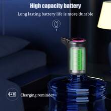 电动水泵 智能家用桶装水净水器自动饮水机 USB充电式 全自动智能矿泉水桶饮水机 家用饮水机水泵 无线水泵