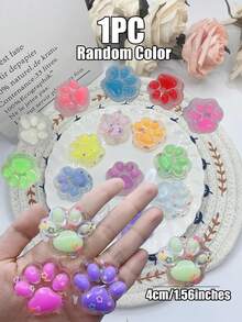 1 PIEZA Tabas Jumbo Squishy Lindo Alivio de Estrés Patas de Gato, Patas de Oso: Juguetes portátiles de apretón y estrés para tu escritorio y en movimiento, regalos ideales para fiestas, pequeños regalos ornamentales lindos y divertidos, regalos de Navidad, recuerdos de fiesta, relleno de bolsas de regalo, premios en el aula, divertido, juegos de niños, juguetes de niños, juegos de niños, juegos de niñas