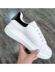 Tenis Para Mujer tipo choclo ligero de moda versatil para todo tipo de ocasiones id 41555 y 46603 - Blanco - Ver 2