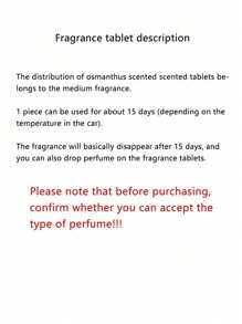 1 件宇航员汽车出风口香薰扩散器（附带 2 件桂花香味固体空气清新剂） - 均碼 - 查看 8