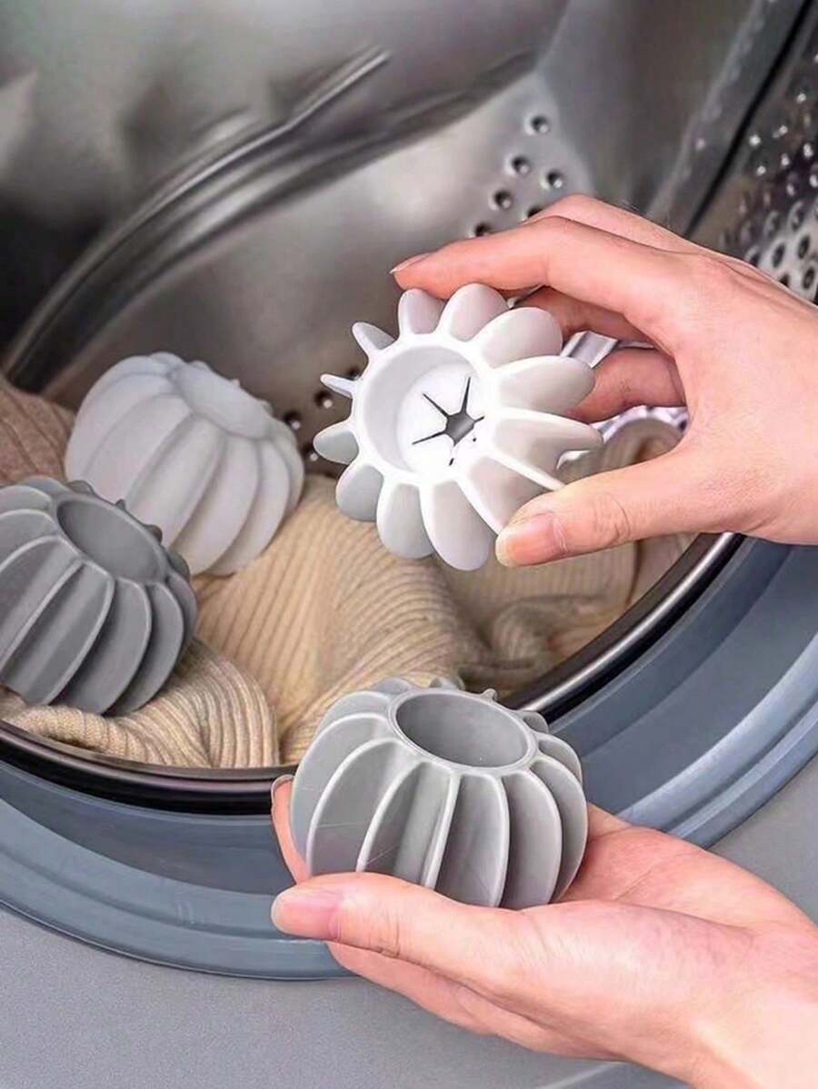 5pcs Laundry Balls, Anti- & Stain Removal For Washing Machine, Clothes Cleaning Magic Balls - Multicolor - View 1