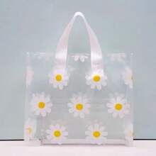 5-50 piezas Bolsas de regalo con tema de margaritas vibrantes - Resistentes al agua y multiusos, adecuadas para empaquetar cosméticos, prendas de vestir y suministros para fiestas