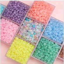 50 peças de 6mm Contas em Forma de Roda de Vidro, Contas Lentilhares, Pingentes de Jade em Formato de Disco, Contas de Pedra Ábaco em Disco, Contas Soltas Planas Redondas de Jade Vibrantes para Pulseira, Colar, Brinco, Pingentes de Celular, Suprimentos para Criação de Joias