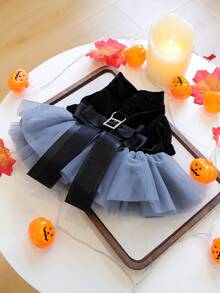 1 Stück Haustierkleidung, Hunde-/Katzenkleidung, fröhliches Welpen Lässig Fashion süßes, bequemes Kostüm, Minihund Welpen Hochzeitskleid