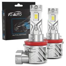 TOAUTO 2 件装 50W 15000LM H11 LED 灯泡 Canbus 9005 HB3 9006 HB4 9012 HIR2 车头灯雾灯 CSP 适用于汽车二极管灯白色 6000K - 白色 - 查看 11