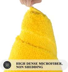 HEBE Super Soft Bathroom Rugs  Long Bath Mats Runner Non Slip Washable Absorbent Bath Rugs Carpets For Bathroom Floor Tub Shower Vanity Sink Home Decor Accessories - Yellow - View 7