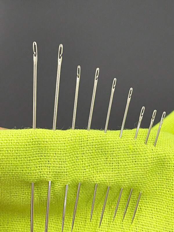 30 pièces d'aiguilles à coudre à chargement latéral, sans fil à enfiler, aiguilles aveugles conviviales pour les personnes âgées, faites à la main pour la couture, le matelassage, les vêtements et la broderie
