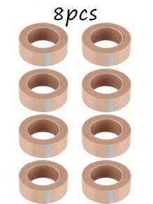 8 Rolls Makeup Tools, Eye Shadow Stickers, Breathable Eyeliner Pencil And Eyelash Extension Paper Stickers, Beauty (1.25cm X 900cm Per Roll),Makeup,Cheap,Room Decor,Vanity,Travel,Bedroom,Makeup Accessories