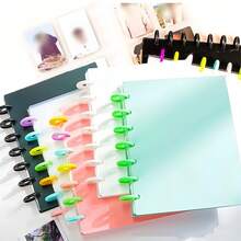 Mini Photo Album DIY Square Scarpbook Photo Album Kpop Photo Card Binder With 20 Pcs Inner Pages 3 Inch Photo Card Holder Book Sleeves A5 Idol Card DIY Collector 2*3 Photo Album - Multicolor - View 9