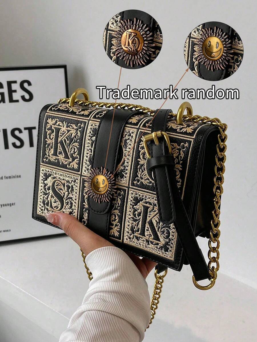 迷你复古方包，时尚斜挎单肩包